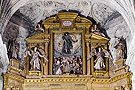 Ático del Retablo Mayor de la Iglesia de San Miguel
