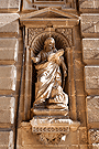 San Marcos (Primera hornacina a la derecha de la embocadura de la Puerta Principal de la Iglesia de San Miguel)