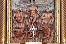 El infierno (La Batalla de los Ángeles - Retablo Mayor de la Iglesia de San Miguel)