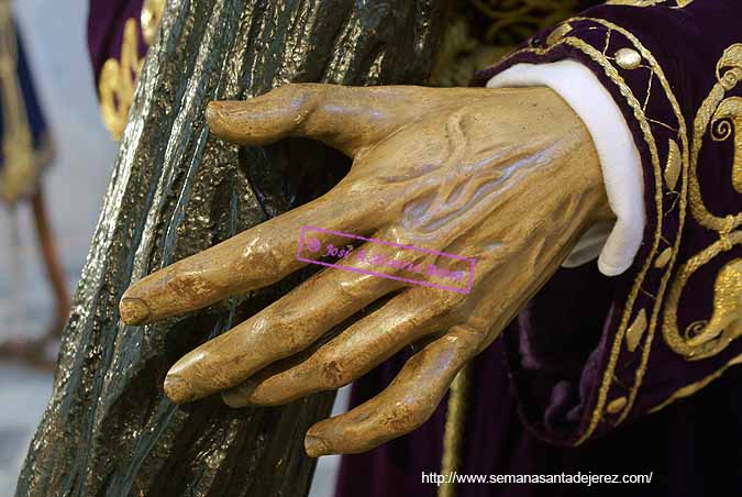 Mano izquierda de Nuestro Padre Jesús de la Via Crucis