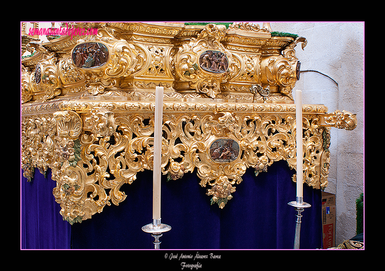Restauración del respiradero frontal del Paso de Nuestro Padre Jesús de la Vía-Crucis