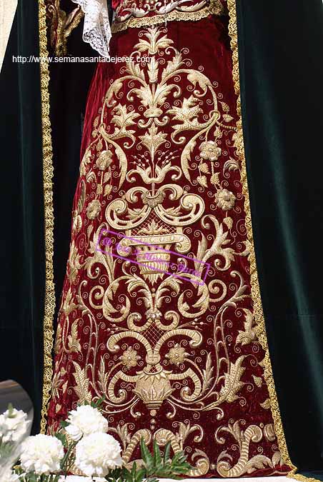 Saya de salida de María Santísima de la Esperanza