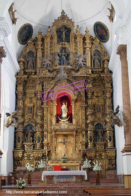 Retablo mayor de la Iglesia Conventual de San Francisco