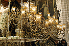 Candelabros de cola del  Paso de Palio de María Santísima de la Esperanza