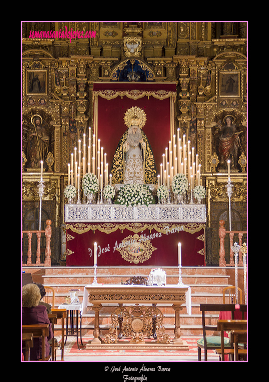 Altar de Cultos del Triduo a María Santísima de la Esperanza de la Yedra en el Convento de Madre de Dios 2012