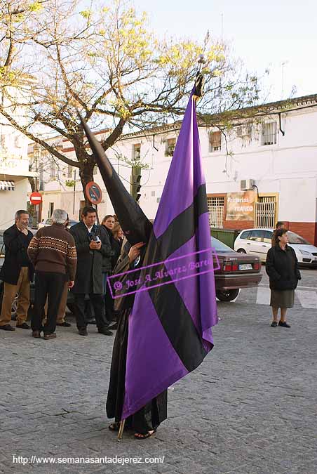 Bandera del Señor de la Hermandad del Cristo de la Buena Muerte 
