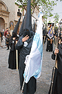 Bandera de la Virgen de la Hermandad del Cristo de la Buena Muerte