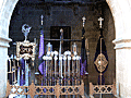Altar de Insignias de la Hermandad del Cristo de la Buena Muerte 