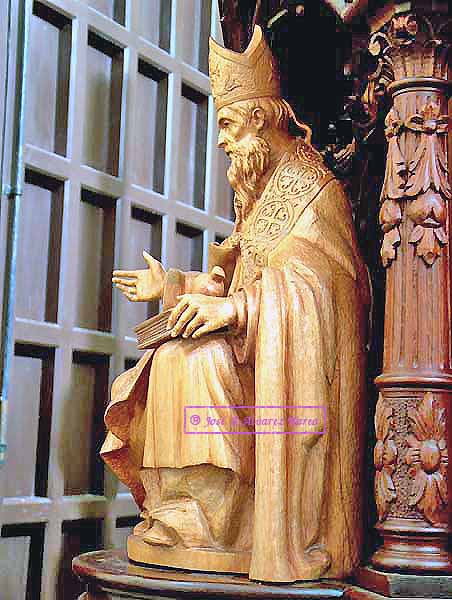 Imagen de San Agust&iacute;n (Capilla lateral izquierda del frontal del paso del Sant&iacute;simo Cristo del Perd&oacute;n) 