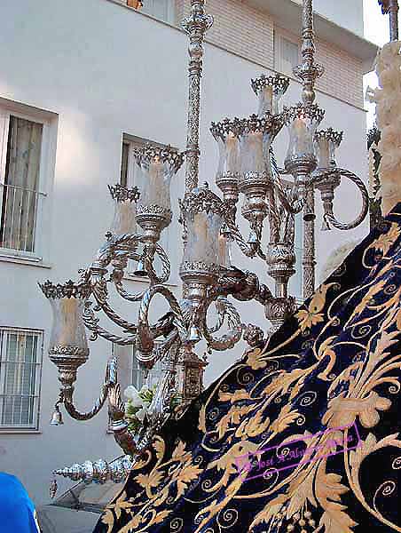 Candelabro de cola del Paso de Palio de María Santísima de la Concepción