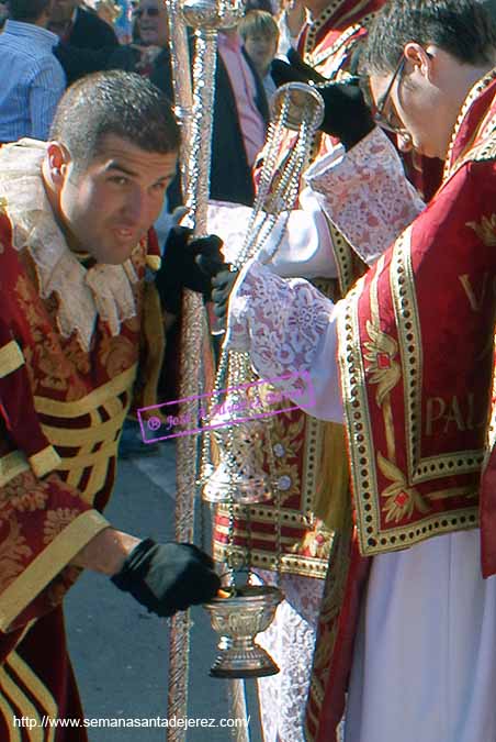 Inciensario del paso de Misterio de la Hermandad del Cristo de Exaltación