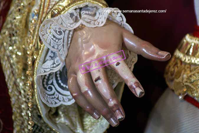 Mano derecha de María Santísima del Valle 
