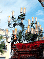 Candelabros del paso del Sant&iacute;simo Cristo de la Expiraci&oacute;n