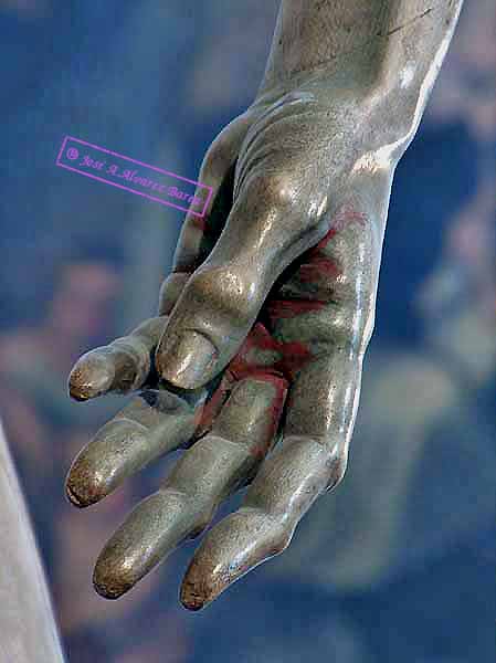 Mano izquierda del Sant&iacute;simo Cristo del Sagrado Descendimiento