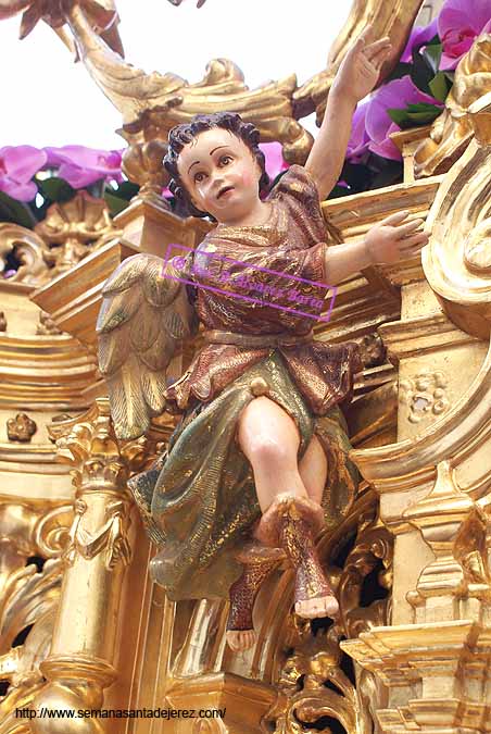 Angel de la canastilla del Paso de Misterio del Sagrado Descendimiento de Nuestro Señor