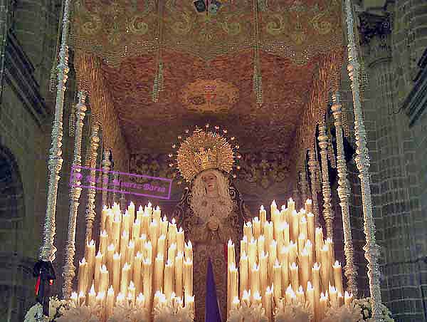 Paso de Palio de Nuestra Madre y Se&ntilde;ora de la Soledad