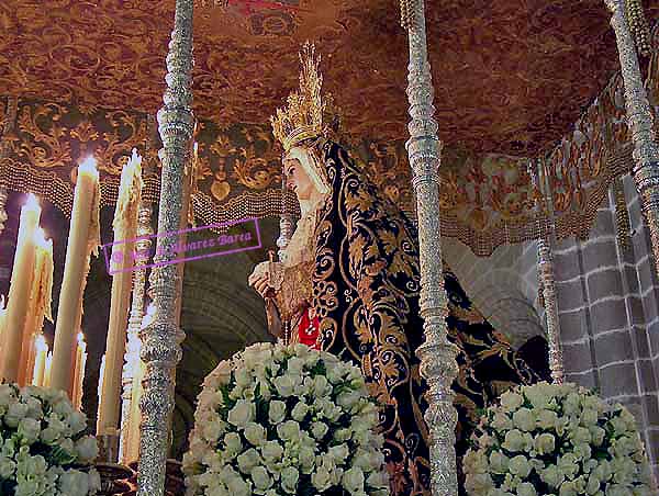 Paso de Palio de Nuestra Madre y Se&ntilde;ora de la Soledad