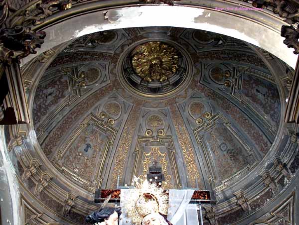 Cúpula del Camarín del Retablo Mayor de la Real Capilla del Calvario