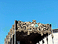 Caídas traseras del Palio del Paso de Nuestra Señora de la Piedad