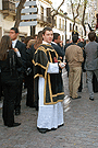 Ac&oacute;lito turiferario del paso de palio de la Hermandad del Santo Entierro