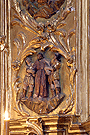 Medallón representado una Estación del Via-Crucis (Retablo Mayor de la Real Capilla del Calvario)