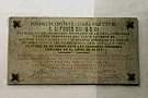 Placa conmemorativa de la visita del Rey Alfonso XIII a la Capilla (Real Capilla del Calvario)
