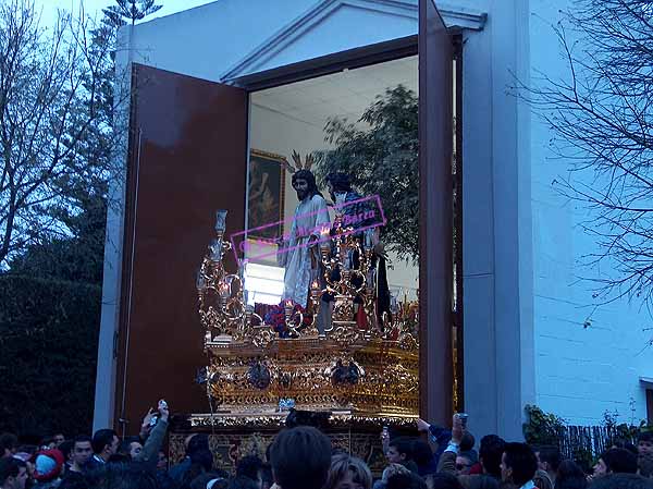 Paso de Misterio del Santísimo Cristo de la Clemencia en la Traición de Judas