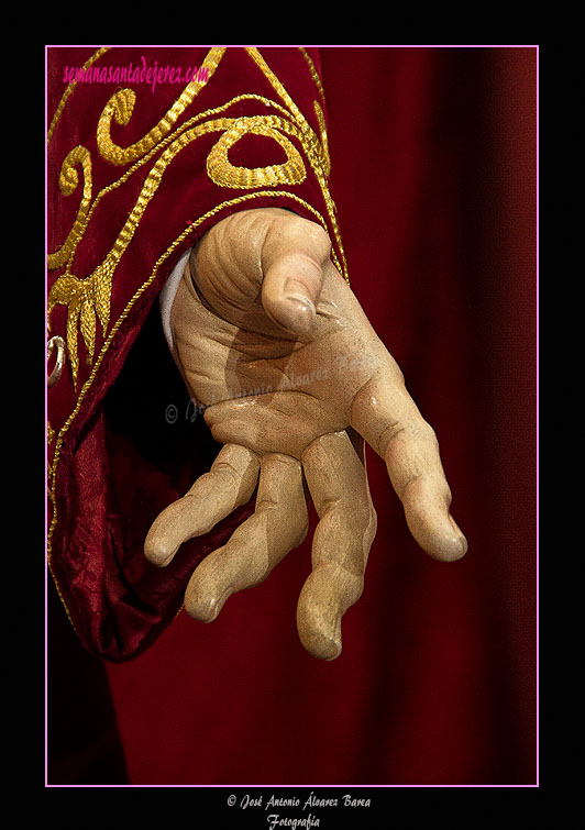 Mano izquierda del Santísimo Cristo de la Clemencia