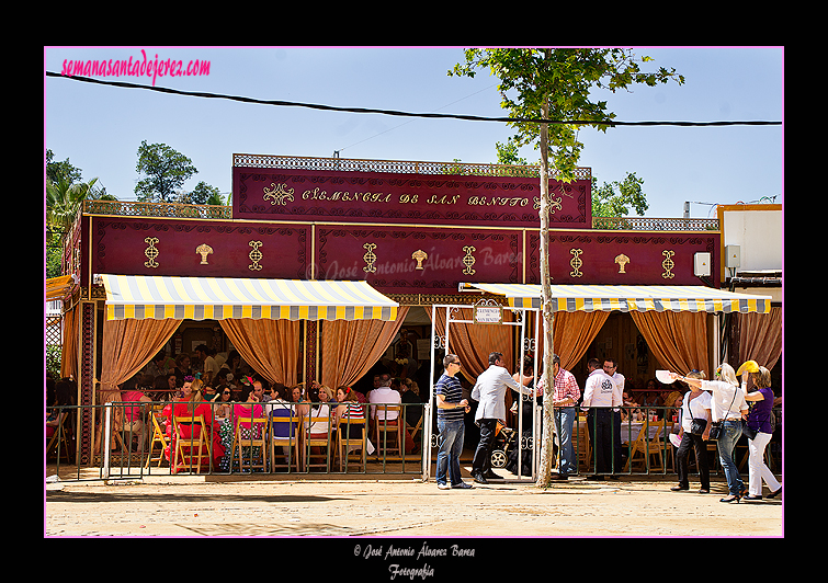 Caseta de la Hermandad de la Clemencia. Feria del Caballo 2012