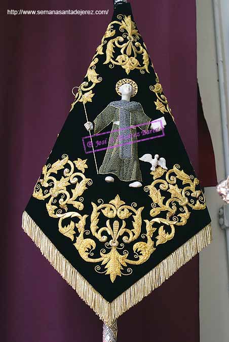 Banderin de San Benito Abad de la Hermandad de la Clemencia