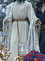 Túnica blanca del Santísimo Cristo de la Clemencia en la Traición de Judas