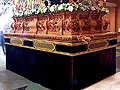 Canastilla del Paso de María Santísima del Consuelo antes de dorar