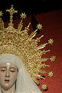 Detalle de la ráfaga de María Santísima del Consuelo