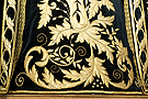 Detalle de los bordados de la saya de María Santísima del Consuelo