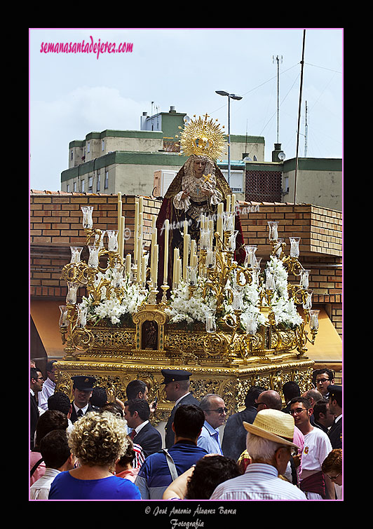 Procesión de María Santísima de las Mercedes tras su Bendición (29 de mayo de 2011)