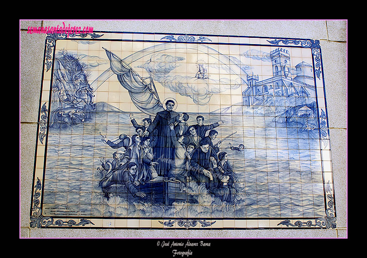 Retablo cerámico (Santuario de Maria Auxiliadora)