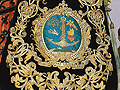 Detalle del Estandarte de la Hermandad de la Redención 