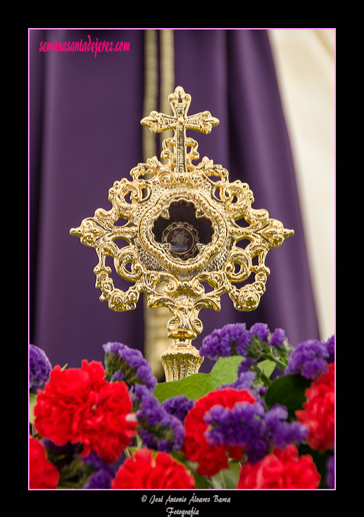 Relicario de San Juan Grande en el paso de Misterio de Nuestro Señor de la Pasión