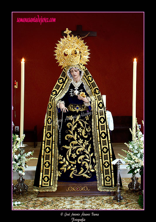 Angustia de María, Madre de la Iglesia