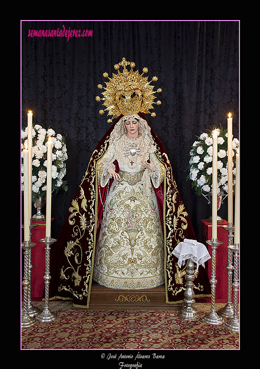Angustia de María, Madre de la Iglesia