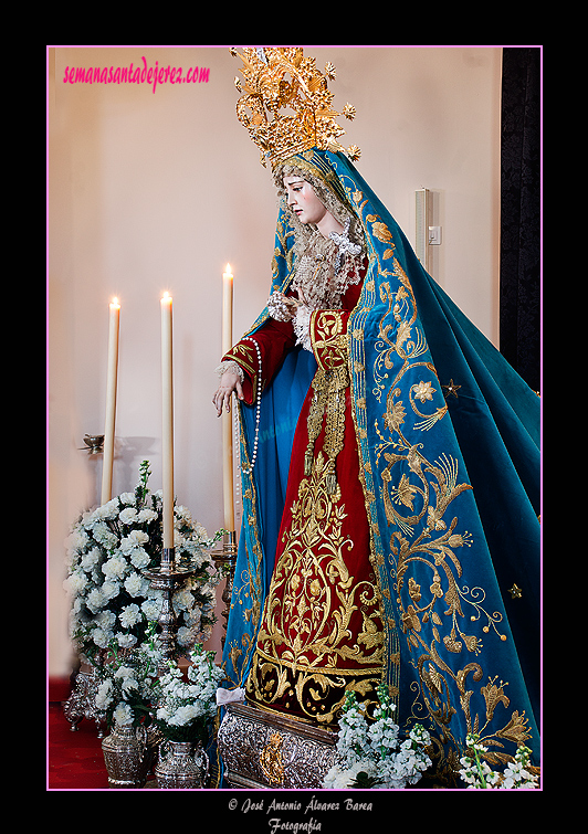 Besamanos de Angustia de María, Madre de la Iglesia (18 de marzo de 2012)