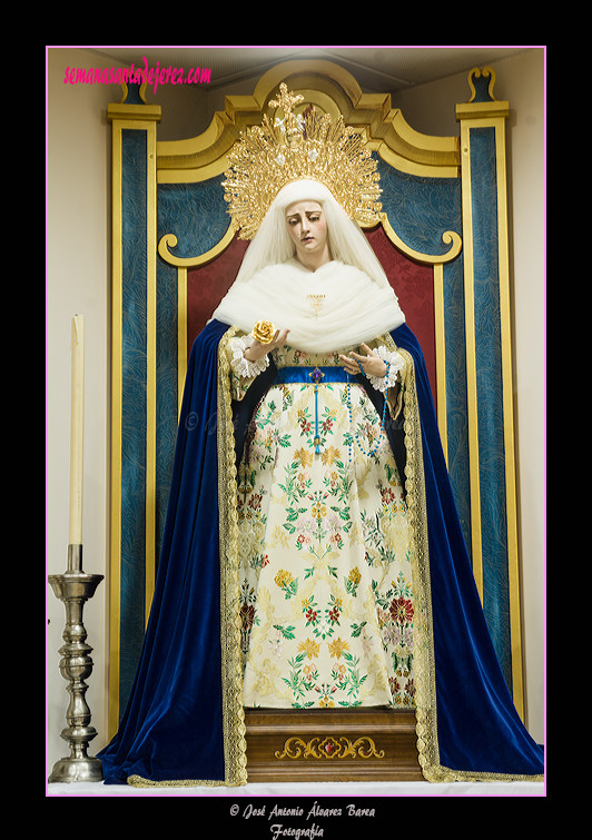 Angustia de María, Madre de la Iglesia