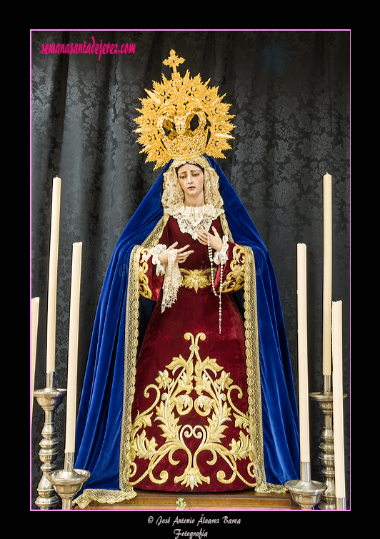 Angustia de María, Madre de la Iglesia