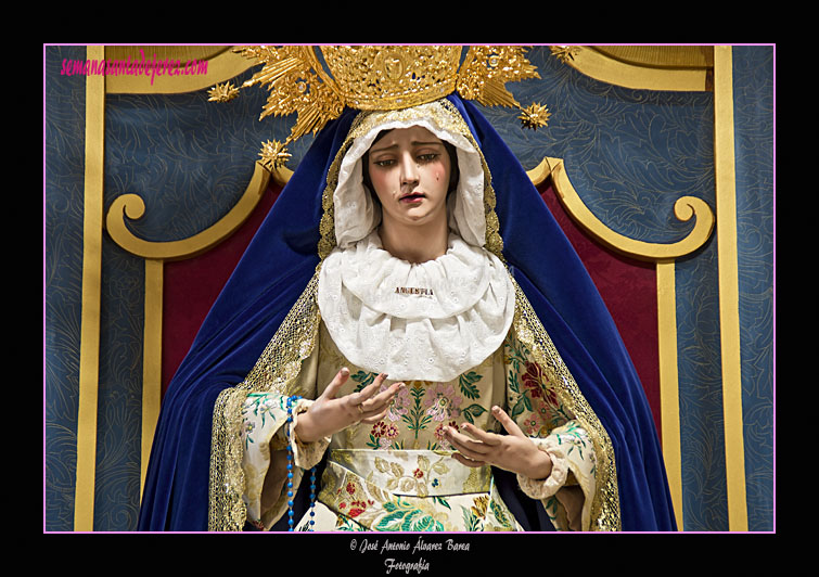 Angustia de María, Madre de la Iglesia