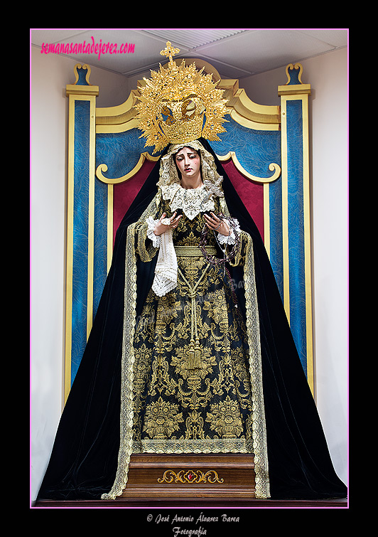 Angustia de María, Madre de la Iglesia