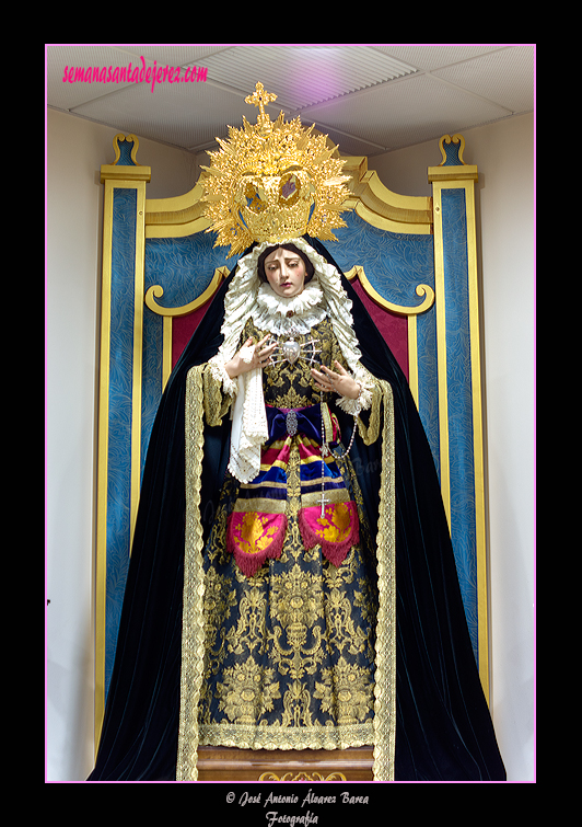 Angustia de María, Madre de la Iglesia