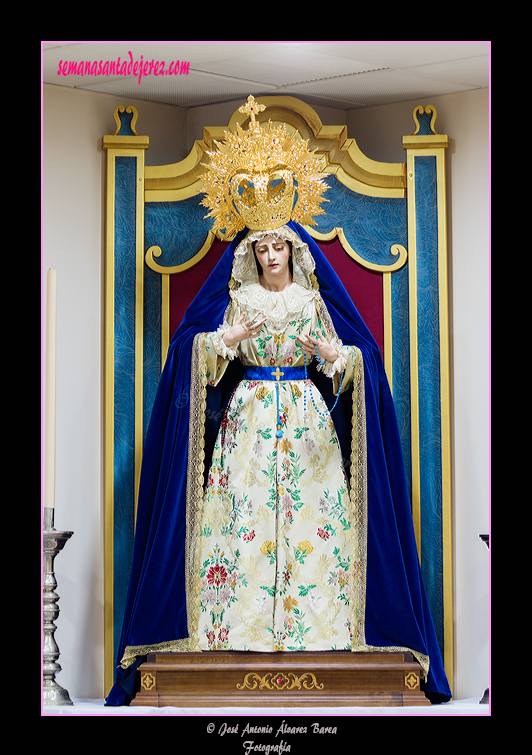 Angustia de María, Madre de la Iglesia