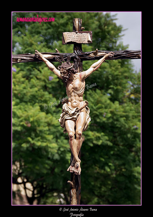 Cruz de guía de la procesión del Santísimo Cristo de la Sed