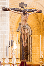 El Santísimo Cristo de la Sed en la Santa Iglesia Catedral con motivo de la erección canónica como Hermandad de Penitencia (12 de enero de 2013)