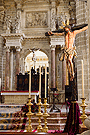 El Santísimo Cristo de la Sed en la Santa Iglesia Catedral con motivo de la erección canónica como Hermandad de Penitencia (12 de enero de 2013)
